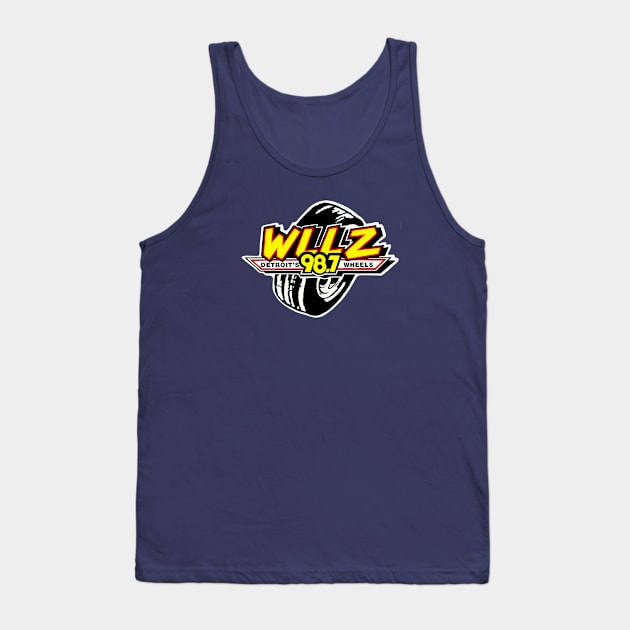 WLLZ 98.7 Tank Top by Colonel JD McShiteBurger